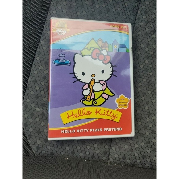 Lot Of 3 Hello Kitty DVDs Goes to The Movies, Plays Pretend, Fairly Tales. New! - Picture 5 of 5